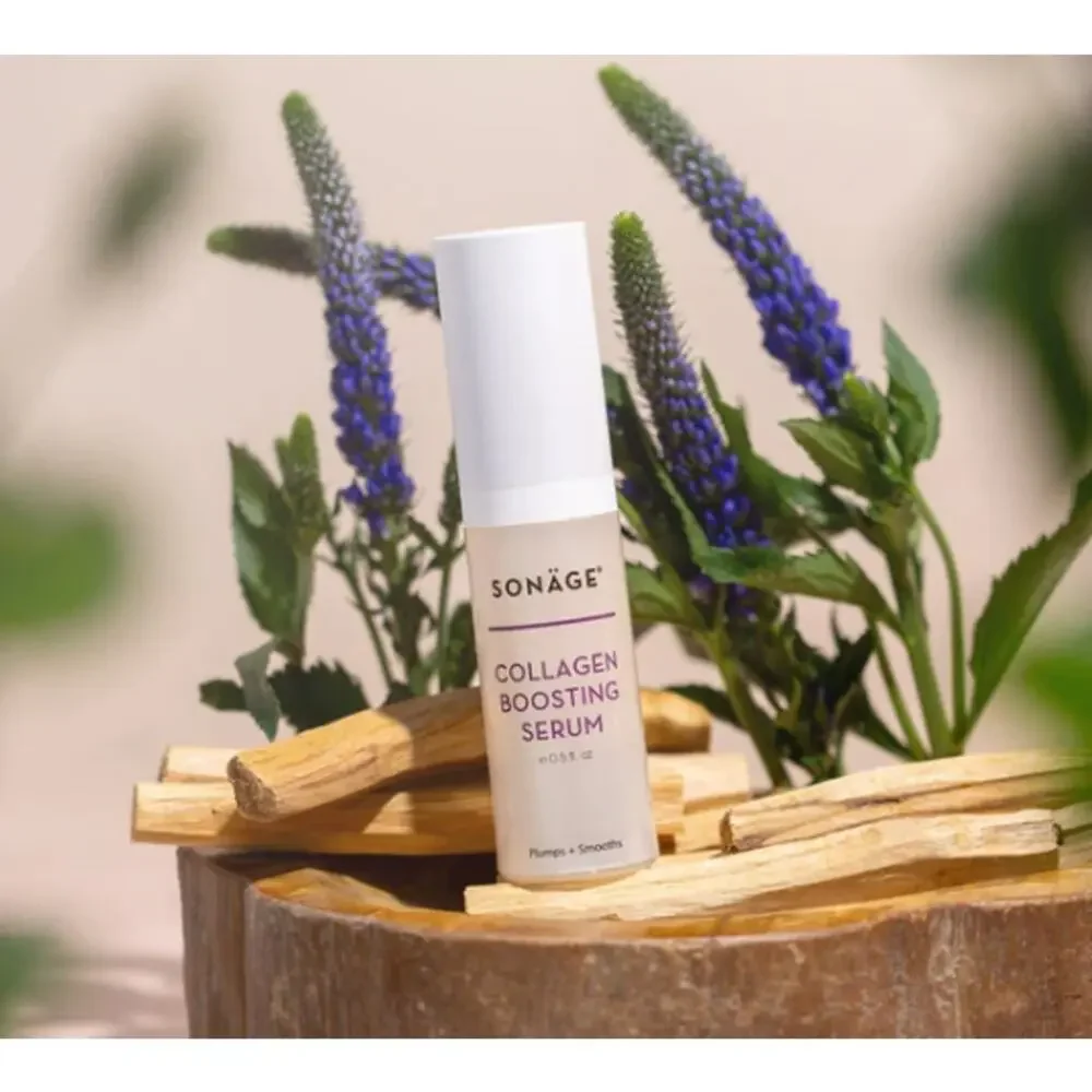 New Sonage Collagen Boosting Serum Vegan Collagen Serum For Skin Plumping